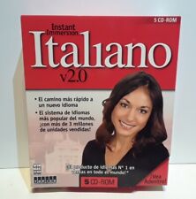 Instant Immersion ITALIANO v2.0 SPANISH VERSION 5 CD-ROM Espanol Set Window Mac picture