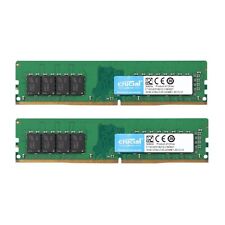 Crucial 32GB Kit 2X16GB DDR4 PC4-17000 2133MHz Desktop DIMM Memory CT16G4DFD8213 picture