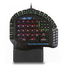 AULA 30 Programmable Keys One Handed Merchanical Gaming Keyboard - RGB Backlit picture