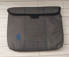 Timbuk2 Blockhead Padded Laptop Sleeve Bag Gray and Blue Logo  picture
