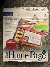 Claris Home Page 3.0 Website Design Software• Mac OS Version 1996-7 Vintage picture