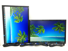 LOT OF 2 NEC EA223WM MultiSync 22 Inch LED Backlight WIDESCREEN Monitor no stand picture