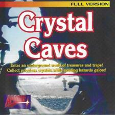 Crystal Caves PC CD underground world gems hazards treasures traps puzzle game picture