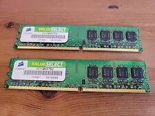 2GB 2x1GB PC2-5300 CORSAIR VS1GB667D2 DDR2-667 Ram Memory Kit VS2GBKIT667D2 G picture