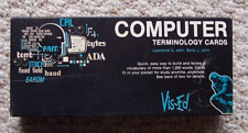 Vintage 1981 Vis-Ed Computer Terminology 1000 Flash Cards picture