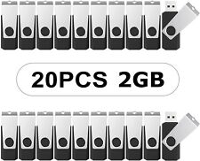 Bulk Sale USB 2.0 20PCS 2GB Metal Anti-skid Style USB Flash Drives Memory Sticks picture