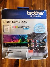Brother LC30333PKS XXL INKvestment Tank 3 Pack Color Ink Cartridges EXP: 06/2026 picture