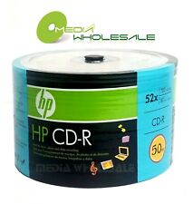100 HP CD-R CDR Logo Top Discs Blank 52X 700MB 80MIN In ECO Spindle+100 Sleeves picture