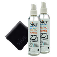 Screen Cleaner - Vius Premium Screen Cleaner Spray for TV, Phones (8oz 2-Pack) picture