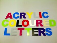 Plastic Letters Flat Cut Perspex Acrylic Alphabet Upper Case 150mm High picture