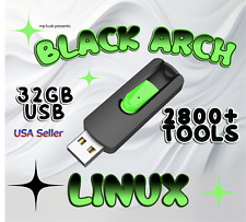 BLACK ARCH LINUX LIVE 32GB USB - PRO HACKING OPERATING SYSTEM  2800+ TOOLS picture