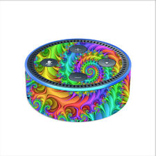 Skin Decal for Amazon Echo Dot (2nd gen) / Trippy Color Swirl picture