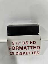 Lot of 25 NEW 5.25 DS/HD floppy disks 5 1/4 floppy diskettes apple IBM SEALED picture