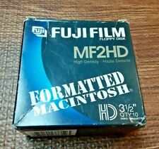 FUJI FILM 10 Pack MF2HD High Density 3.5” Floppy Disks PC Formatted Diskette picture