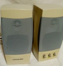 RARE VINTAGE PAIR ALTEC LANSING ACS41 GATEWAY 2000 SPEAKERS SYSTEM TESTED WORKS picture