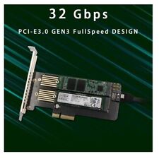 M.2 NGFF to Computer SATA Dual SSD PCI PCIe x4 x8 x16 NVMe Express Adapter Card picture