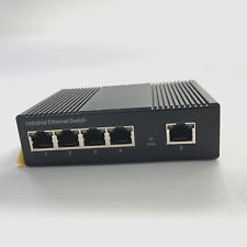 Binardat 5 Port Gigabit Din Rail Industrial Ethernet Switch 4 Ports 1 Uplink picture