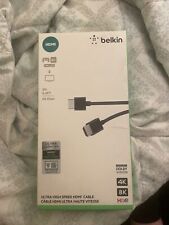 NEW Belkin Belkin - 4K Ultra High Speed HDMI 2.1 Cable - Black picture