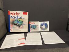Adobe Acrobat 4.0 MAC Vintage Software CD ROM Big Box Computer Game picture