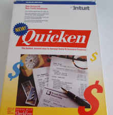 Intuit Quicken 4.0 IBM PC XT AT PS/2 PS/1 Software w/ 5 1/4