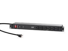 14 Outlet Metal 1U Rackmount Power Distribution Unit - 6 Feet Cord, 1050 Joules picture