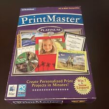Print Master Platinum 2.0, PC And Mac Compatible, Broderbund picture