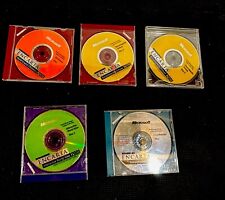 VINTAGE Microsoft Home Encarta 2001 Encyclopedia PC CD-ROM Complete Set BONUS picture