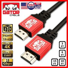 4K HDMI 2.0 Cable UHD Ultra HD High Speed 2160P HDR 60Hz 18Gbps Dolby HDCP HDTV picture