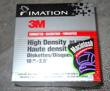 Imation 3M 10 Pack High Density DS HD 1.40MB  Macintosh Formated New Sealed picture