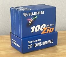 FujiFilm 100MB Zip Disk 6-Pack Brand New Sealed IBM Formatted Mac Compatible NEW picture