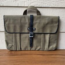 Billykirk Brothers Bray Laptop Bag Brown Men Canvas Casual picture