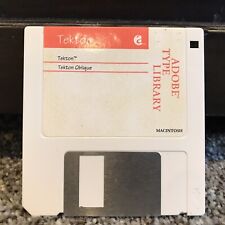 Vintage- Adobe Type Library - Tekton - Apple Macintosh Mac Disk - 1989 picture