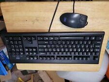 Vintage IBM KB-8923 Wired Computer Keyboard Excellent Condition w/ ibm mouse picture