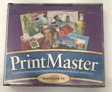 Printmaster Platinum 15 Broderbund Art CD 1-3 & Install + Program - 5 Disc Set picture