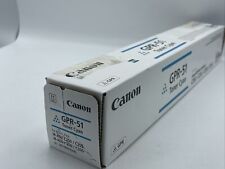 Genuine Canon GPR-51 Cyan Blue Toner Cartridge 817B003 picture