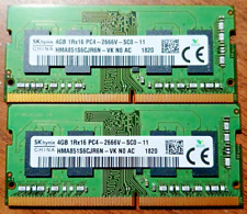 SK Hynix 8GB (2x4GB) PC4-21300 DDR4-2666V Laptop Memory SDRAM HMA851S6JJR6N-VK picture