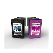 VersaInk Stealth iX Ink - HP 63BiX & 63CiX Combo Pack - Invisible Ink Replace... picture