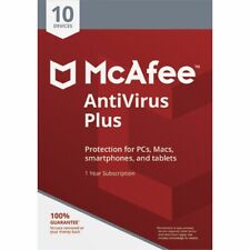 McAfee Antivirus PLUS 2024 - 1 Year 10 PC (Global License) - No CD picture
