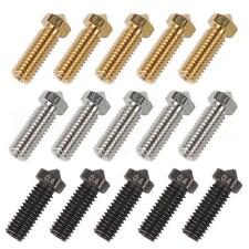 15Pieces 3D Printer Nozzles Brass Stainless Steel Hard Steel M6 Thread picture