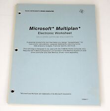 Texas Instruments Microsoft Multiplan Electronic Worksheet Vintage Computers picture