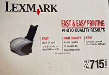 Lexmark Printer Z715 Series Inkjet Color Photo Quality PC MAC (new sealed box) picture
