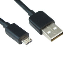 10inch USB 2.0 Type A Male to SLIM Micro-B 5-Pin Cable  Nickel Plated picture