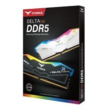 TeamGroup T-Force Delta RGB 32GB (2 x 16GB) DDR5 6000 CL30 Black Memory RAM - PC picture