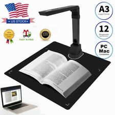 A3 A4 12MP Large Format Book & Document Scanner Smart Capture Size USB Camera US picture
