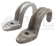 NEW LOT OF 2 3-1/2 INCH ONE HOLE CONDUIT STRAP HEAVY DUTY *READ* picture