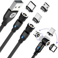 Magnetic Charging Cable [3Pack 3.3/6.6/6.6FT] 540° Rotation Magnetic Phone Ch..  picture