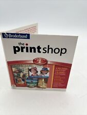 VINTAGE THE PRINT SHOP 20 SOTWARE BY BRODERBUND ~ 2 CD-ROM SET picture