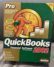 2002 QuickBooks Financial Software Pro for Small Business Intuit Software New picture