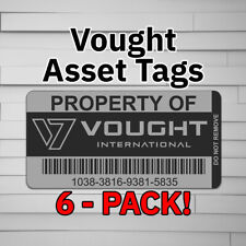 Vought Asset Tags (Vinyl Decal Sticker, Car laptop window tumbler water bottle)  picture