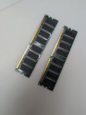 USED LOT 2 Samsung K4H560838F-TCCC KR PC3200U-30331-Z 512MB 2x256MB PC-3200 RAM picture